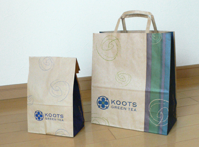 shopping bag : KOOTS GREEN TEA